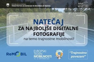 Natečaj za najboljšo digitalno fotografijo na temo trajnostne mobilnosti
